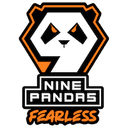 Логотип команды 9 Pandas Fearless
